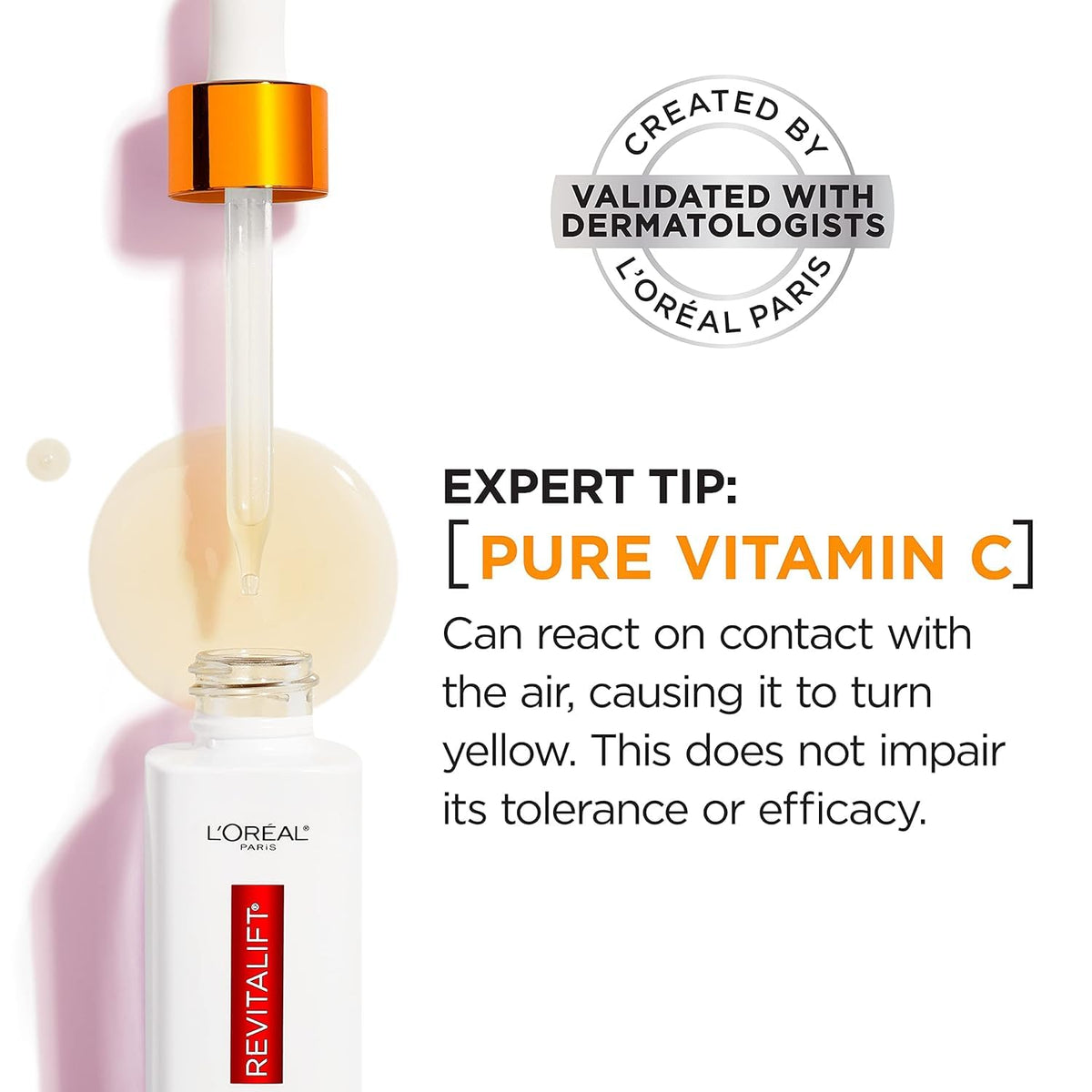 L'Oreal Paris conceptual before and after skin illustration, shows improved radiance benefit