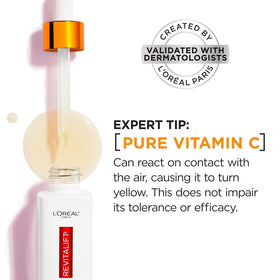 L'Oreal Paris conceptual before and after skin illustration, shows improved radiance benefit