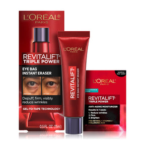 L'Oreal Paris front packaging showing product and size, easy recognition benefit
