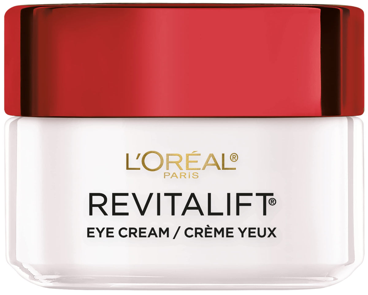 L'Oreal Paris front jar shot showing compact 0.5 oz travel-friendly size