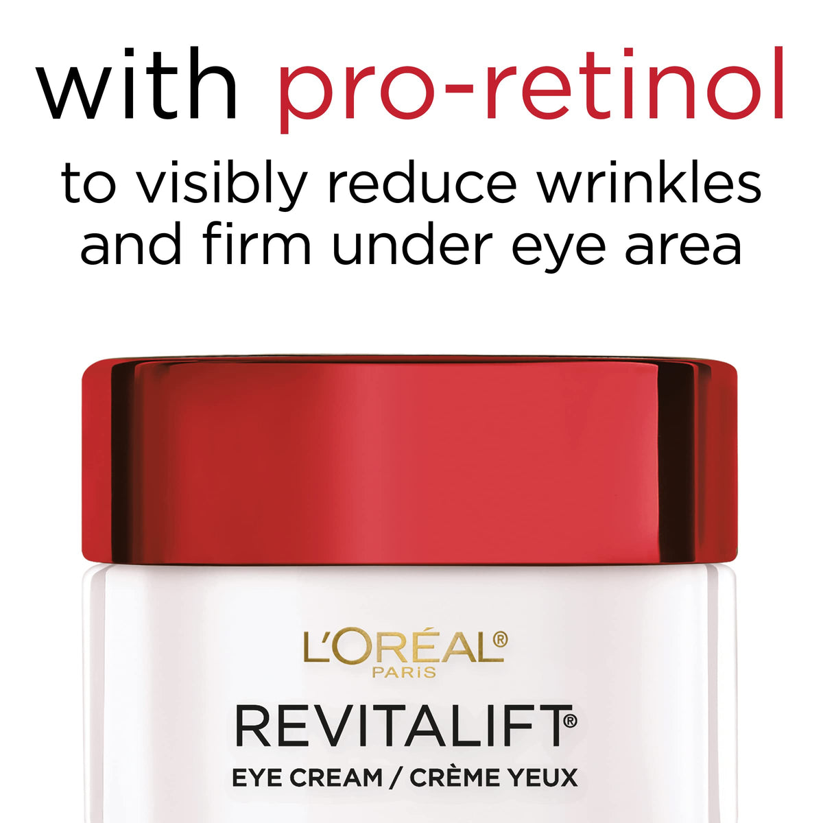 L'Oreal Paris open jar revealing silky non-greasy texture for quick absorption