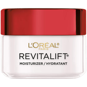 L'Oreal Paris jar front view showing Revitalift branding and benefit