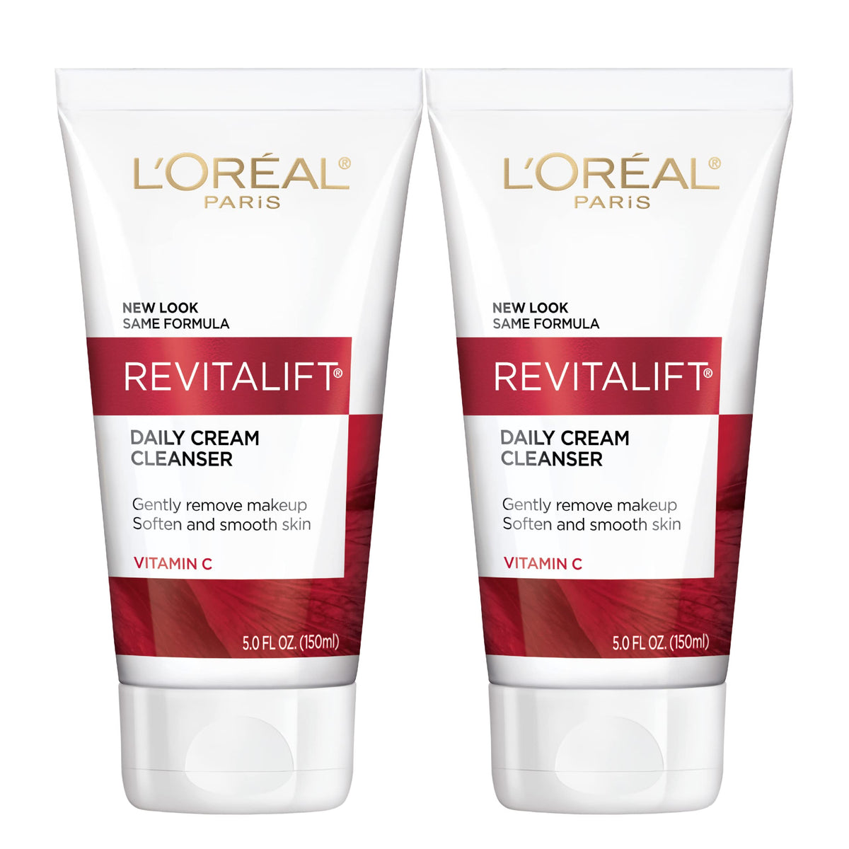 L'Oreal Paris front packaging showing product label and pack of two, easy recognition benefit