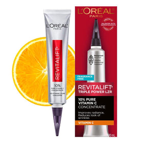 L'Oreal Paris Revitalift front packaging showing product benefits