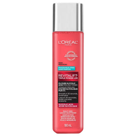 L'Oreal Paris front bottle showing packaging and clear product benefits
