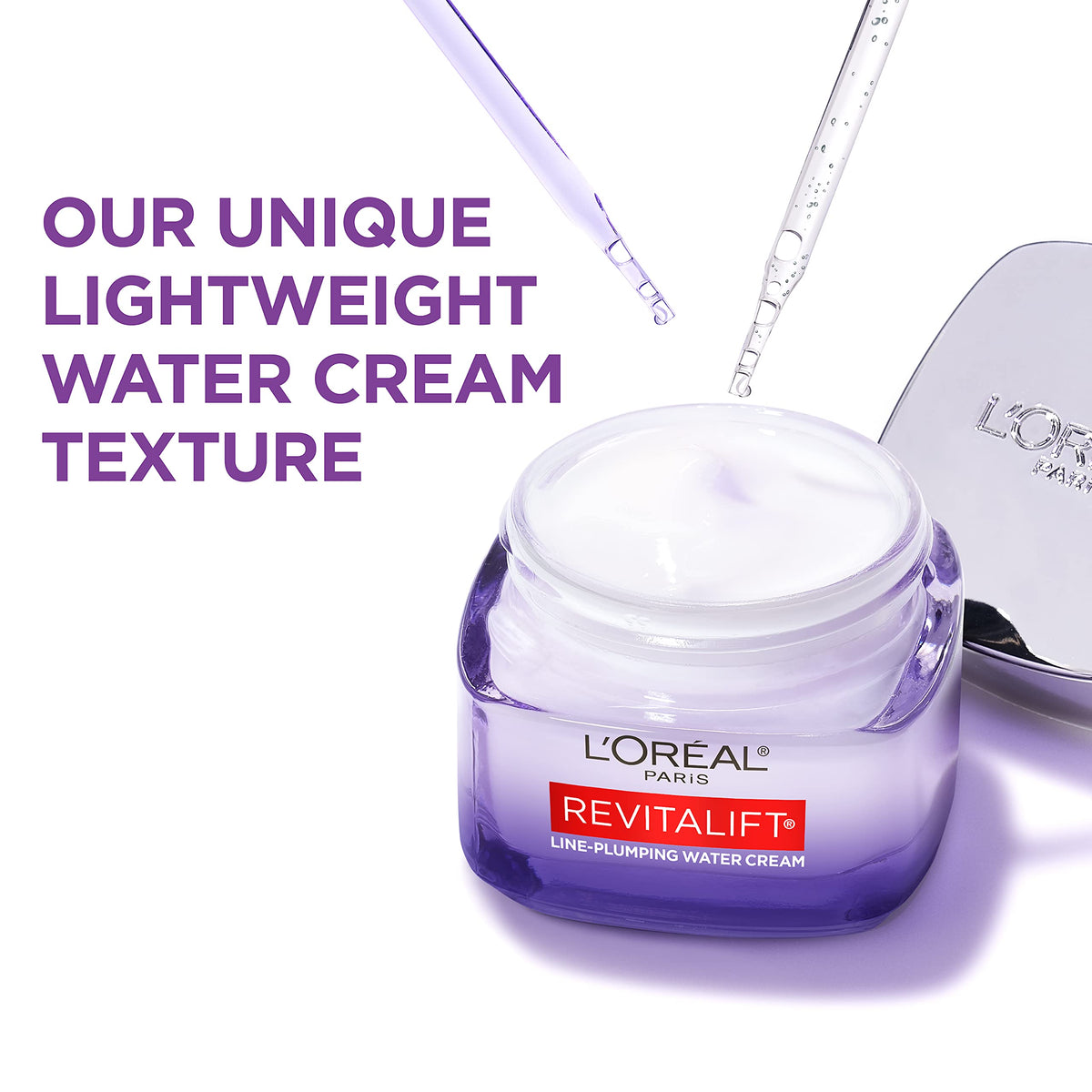 L'Oreal Paris illustration of ceramides and hyaluronic acid highlighting barrier support