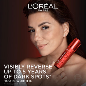 L'Oreal Paris twist-and-pump detail demonstrating precise dose and freshness