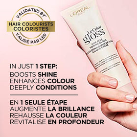 L'Oreal Paris applied in shower for quick 15-minute glossy treatment
