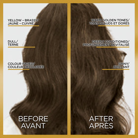 L'Oreal Paris open tube showing ready-to-use gloss texture and conditioning