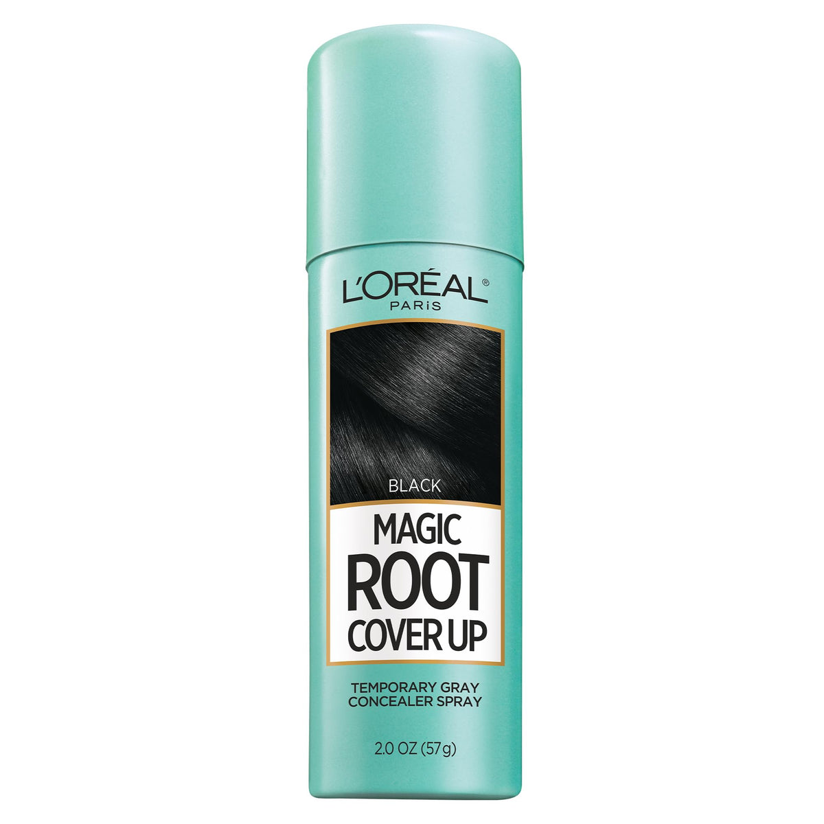 L'Oreal Paris front packaging shows 2 oz spray for quick root touch-ups