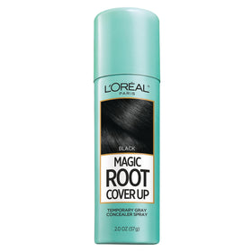 L'Oreal Paris front packaging shows 2 oz spray for quick root touch-ups