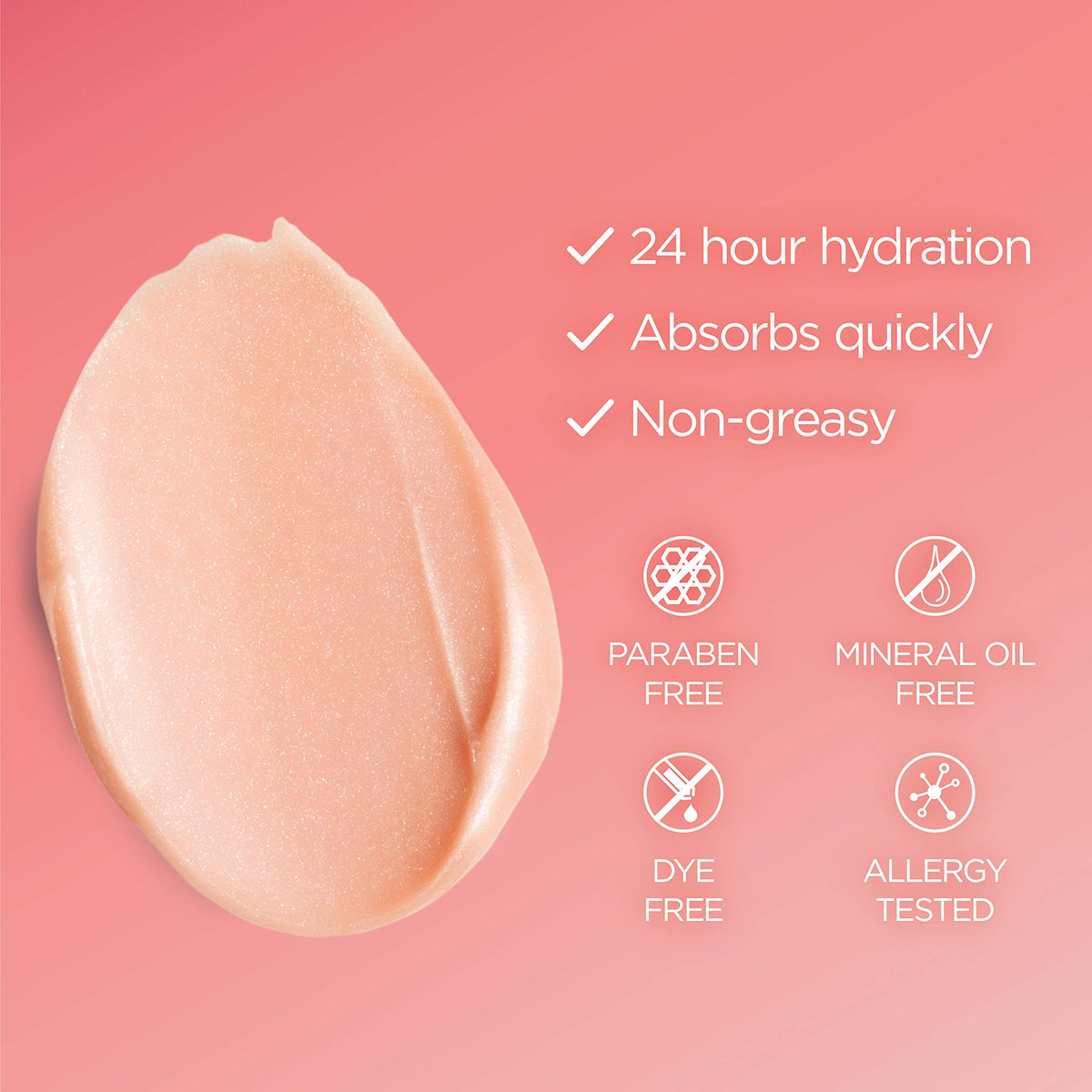 L'Oreal Paris close-up of rosy tone cream texture highlighting smooth finish