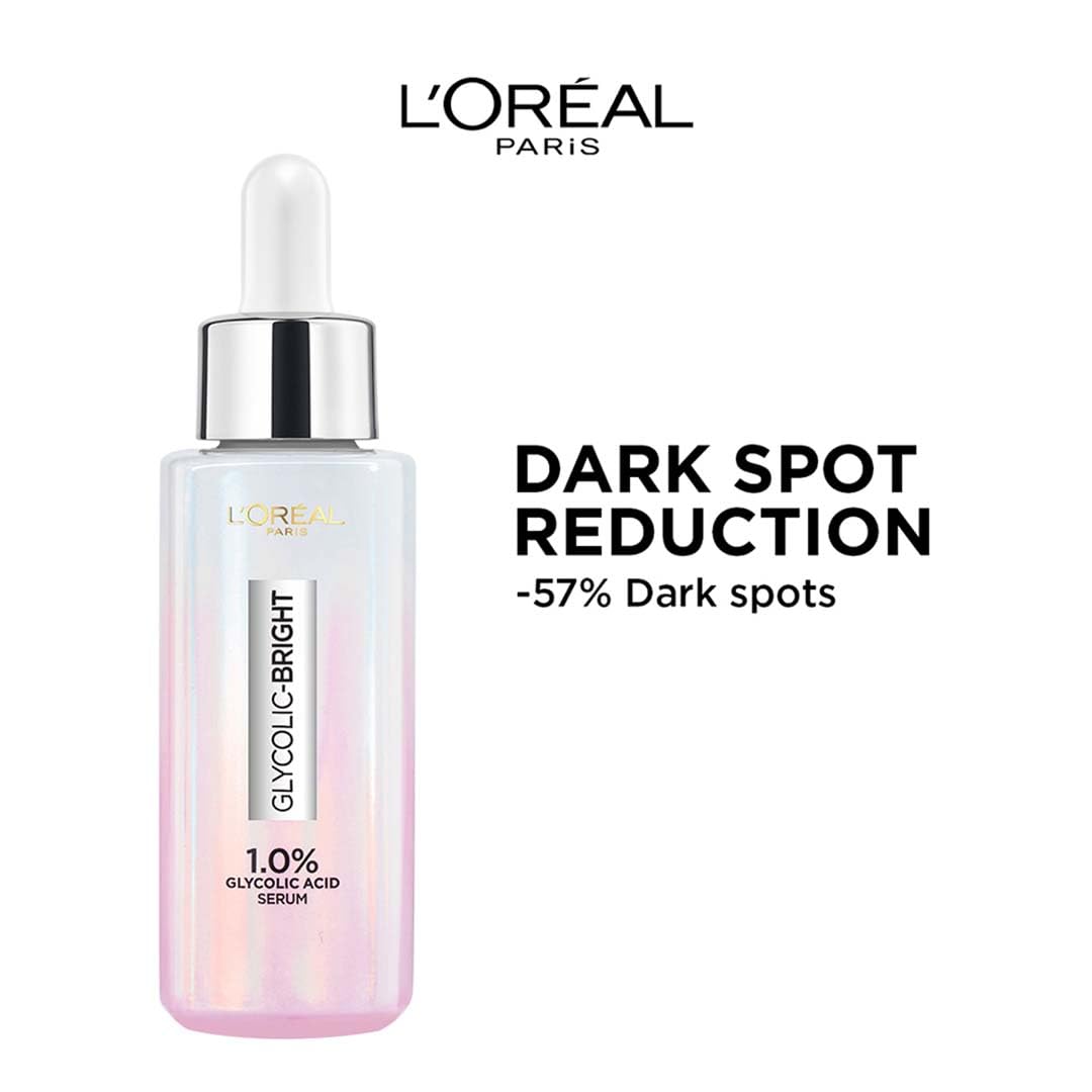 L'Oreal Paris serum dropper dispensing clear texture for precise application benefit