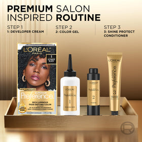 L'Oreal Paris Shine Protect Conditioner bottle, protects color and adds shine