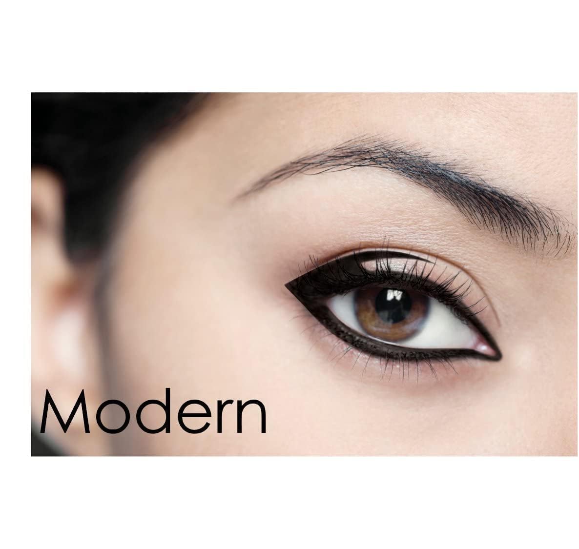 L'Oreal Paris eyeliner being applied along lash line, creates dramatic definition quickly