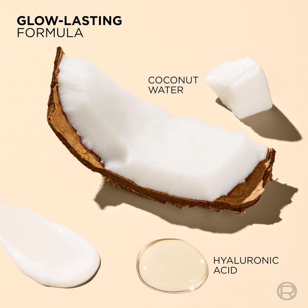 L'Oreal Paris face application demonstration for subtle buildable facial glow