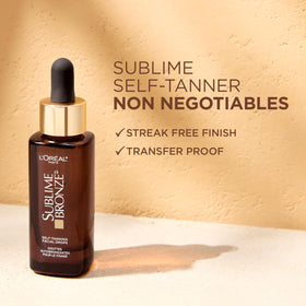 L'Oreal Paris product on bathroom vanity illustrating daily routine benefit