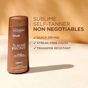 L'Oréal Paris bronzer on model at beach illustrating natural sun-kissed glow