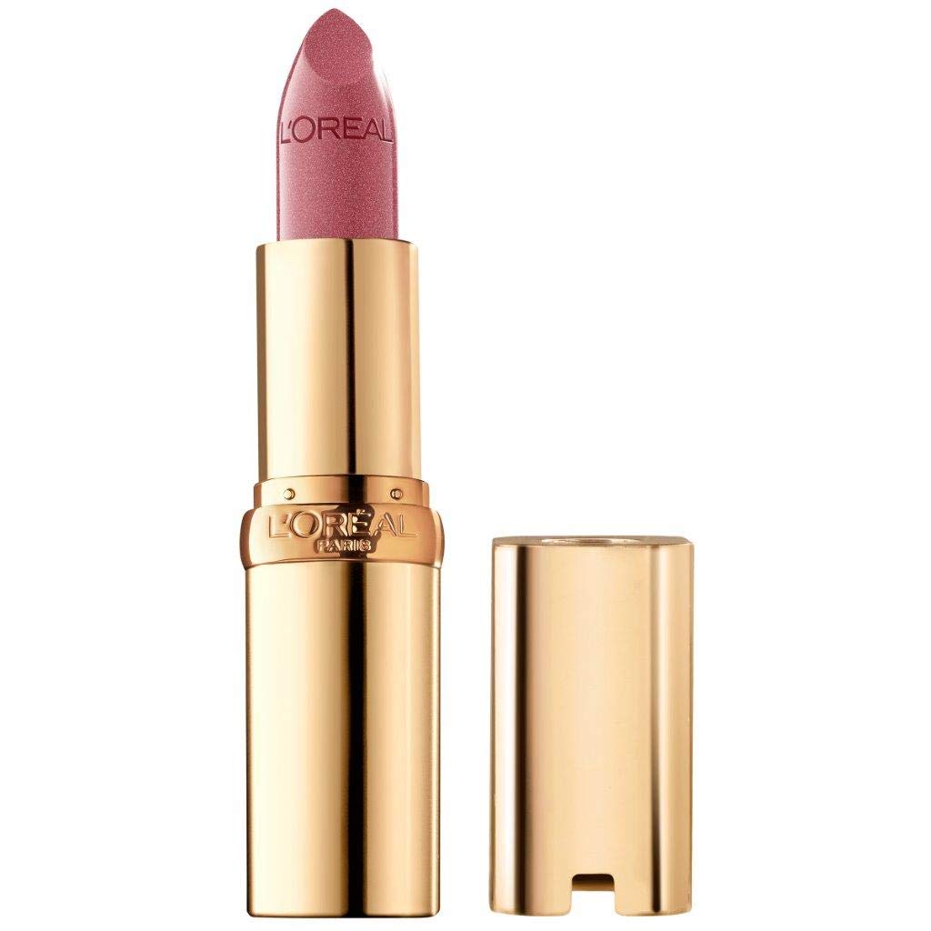 L'Oreal Paris front packaging showing Sugar Plum shade and satin finish benefits