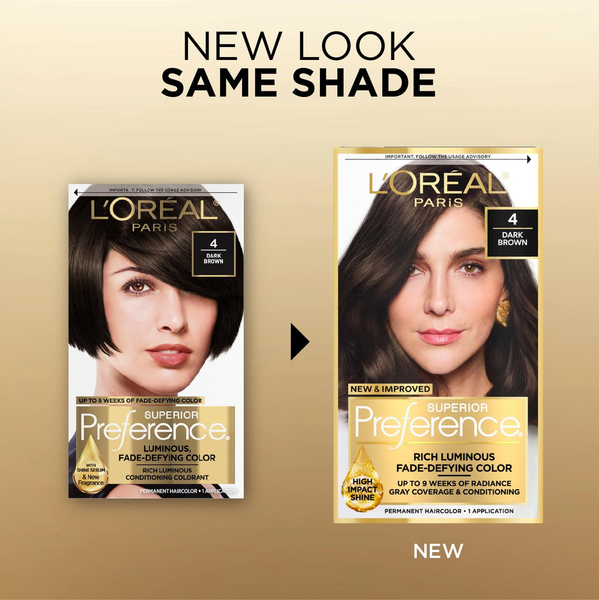 L'Oreal Paris color gel close-up highlighting smooth no-drip texture benefit