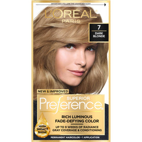 L'Oreal Paris front box showing shade and benefits