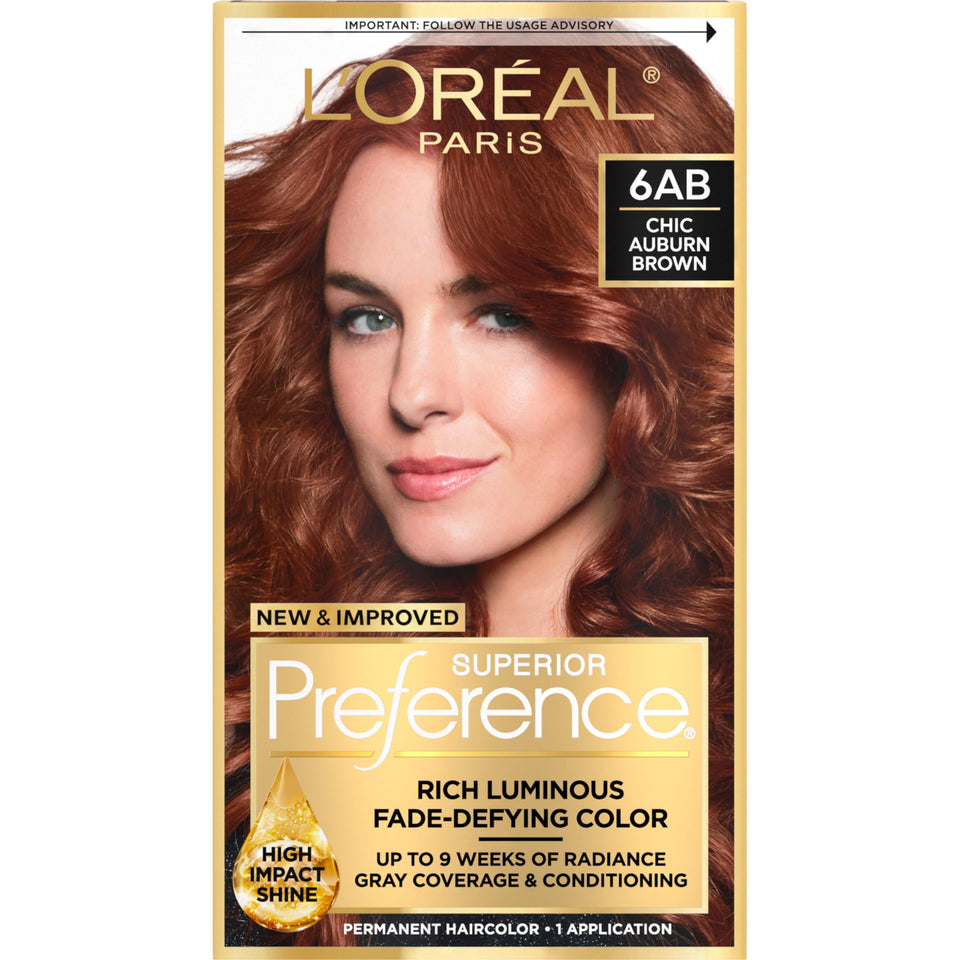 L'Oreal Paris product front packaging showing kit and benefits