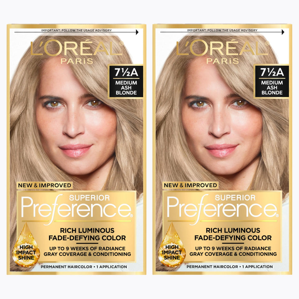 L'Oreal Paris front packaging showing kit and shade for easy selection