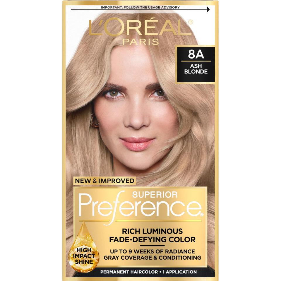 L'Oreal Paris product box front view showing shade and benefits
