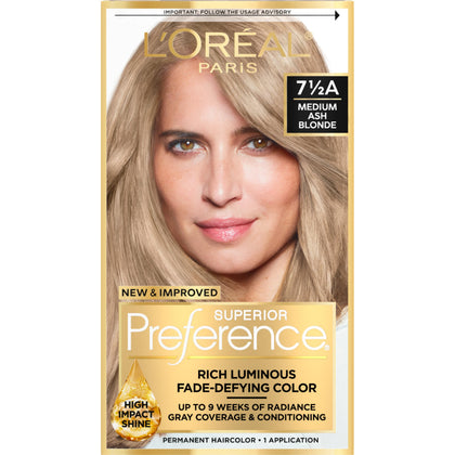 L'Oreal Paris front packaging showing shade and benefits