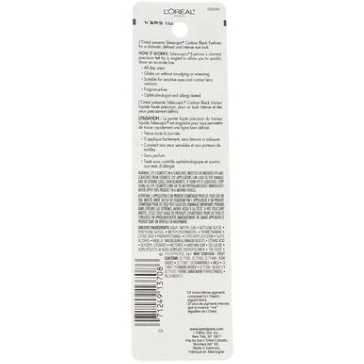 L'Oréal Paris eyeliner held in hand demonstrating comfortable, steady application