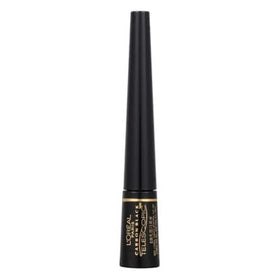 L'Oréal Paris eyeliner next to ruler to show compact size and travel convenience