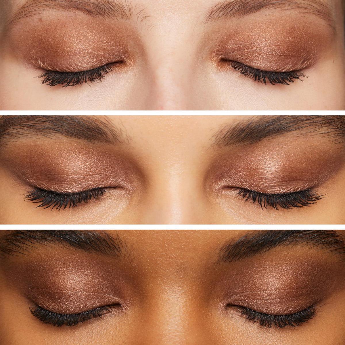 L'Oréal Paris texture swatch on skin demonstrating rich, blendable pigment and true-to-tone payoff.