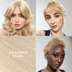 L'Oreal Paris bottle open with visible toner solution for fast toning
