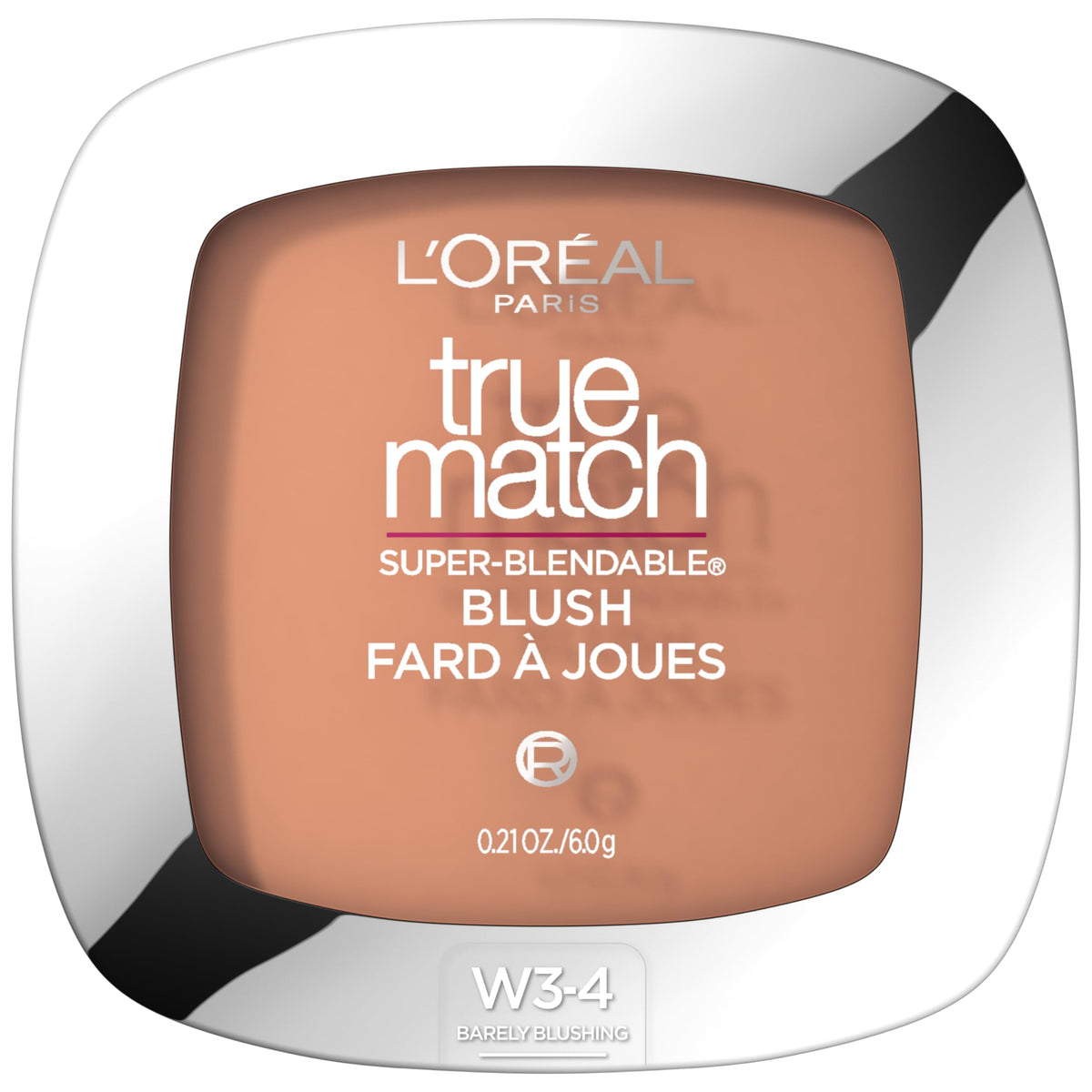 L'Oreal Paris front compact showing clean packaging and shade