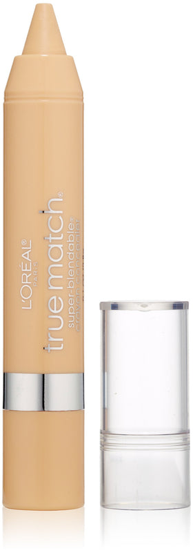 L'Oreal Paris concealer crayon front packaging showing shade and applicator benefit