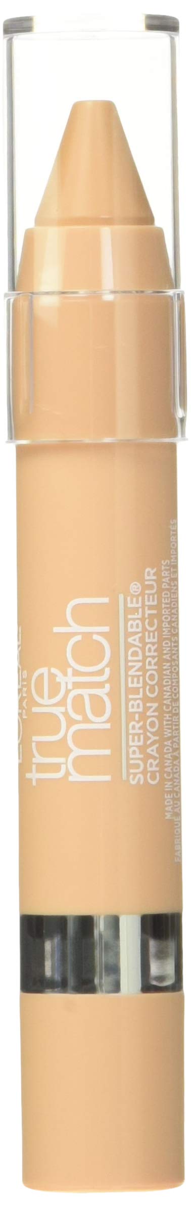 L'Oreal Paris concealer crayon applied under eye demonstrating precise coverage benefit