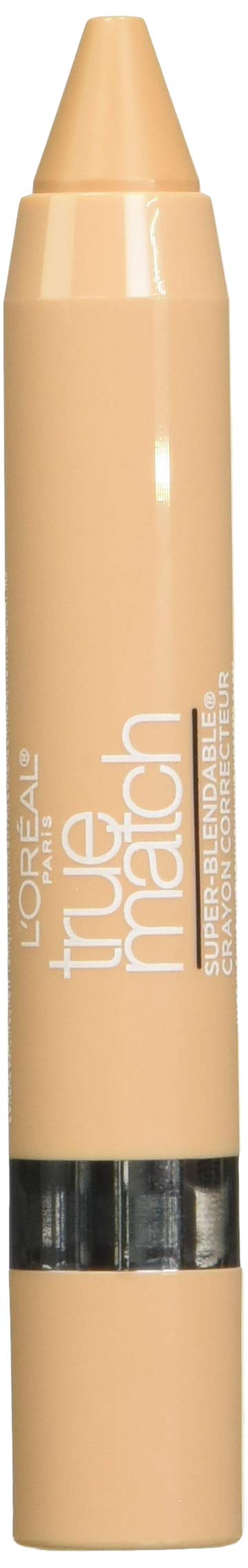 L'Oreal Paris crayon tip close-up illustrating smooth creamy texture for blendable coverage