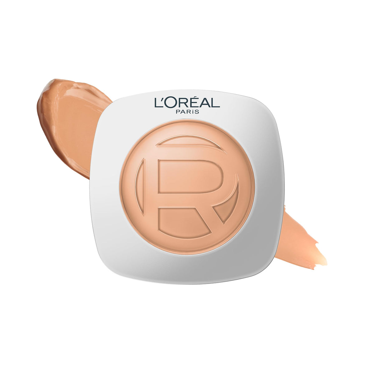 L'Oreal Paris front packaging showing compact and mirror, convenient portable hydration