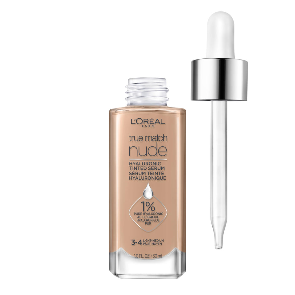 L'Oreal Paris front bottle showing label and size, highlighting nourishing formula