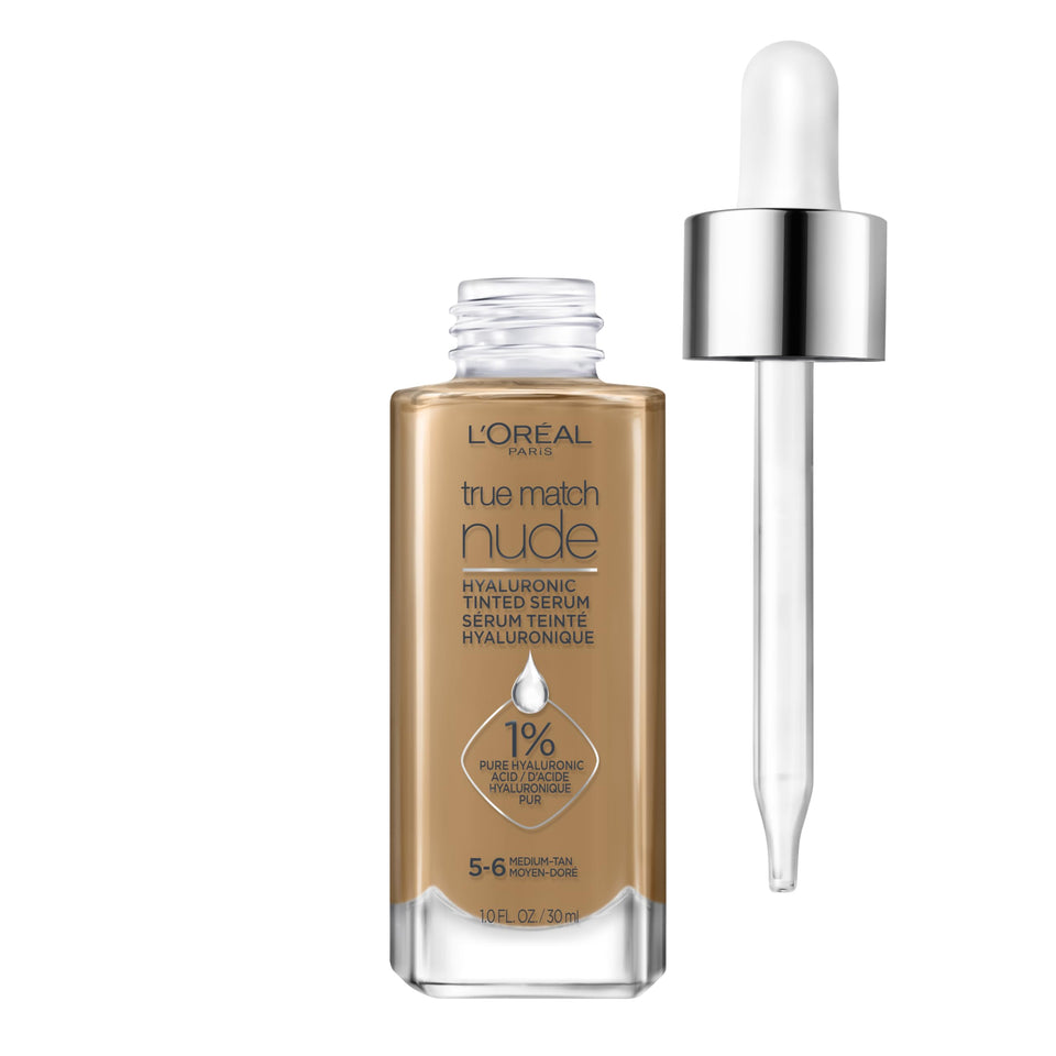 L'Oreal Paris front bottle view showing compact hydrating foundation
