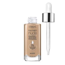 L'Oreal Paris front packaging showing tinted serum and natural finish benefit