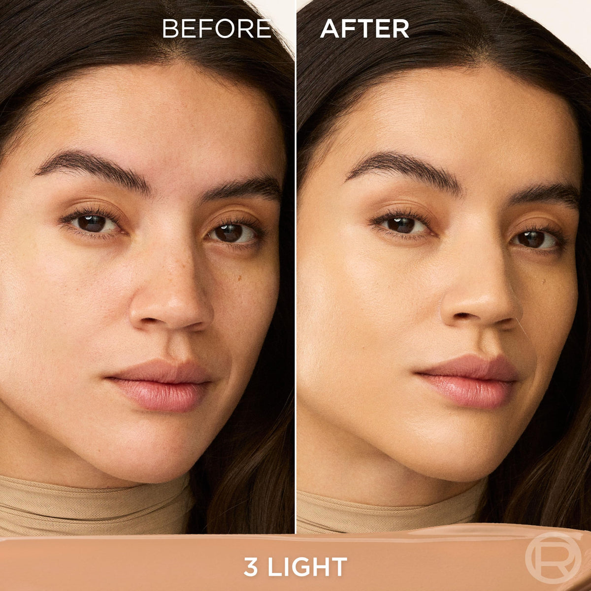 L'Oreal Paris open compact revealing tinted balm and built-in mirror for easy touch-ups