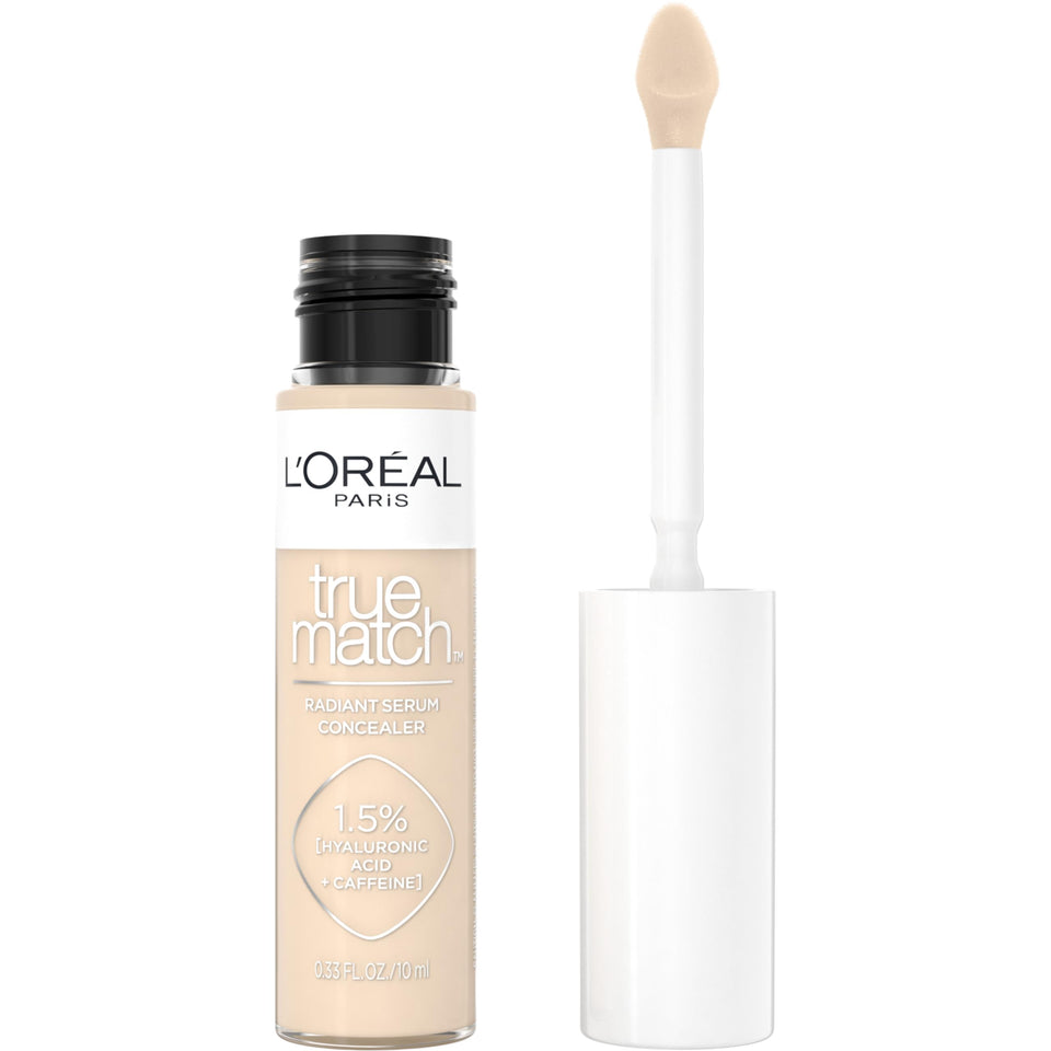 L'Oreal Paris concealer front packaging showing product benefits