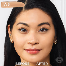 L'Oreal Paris swatch W5 on skin illustrating accurate undertone match