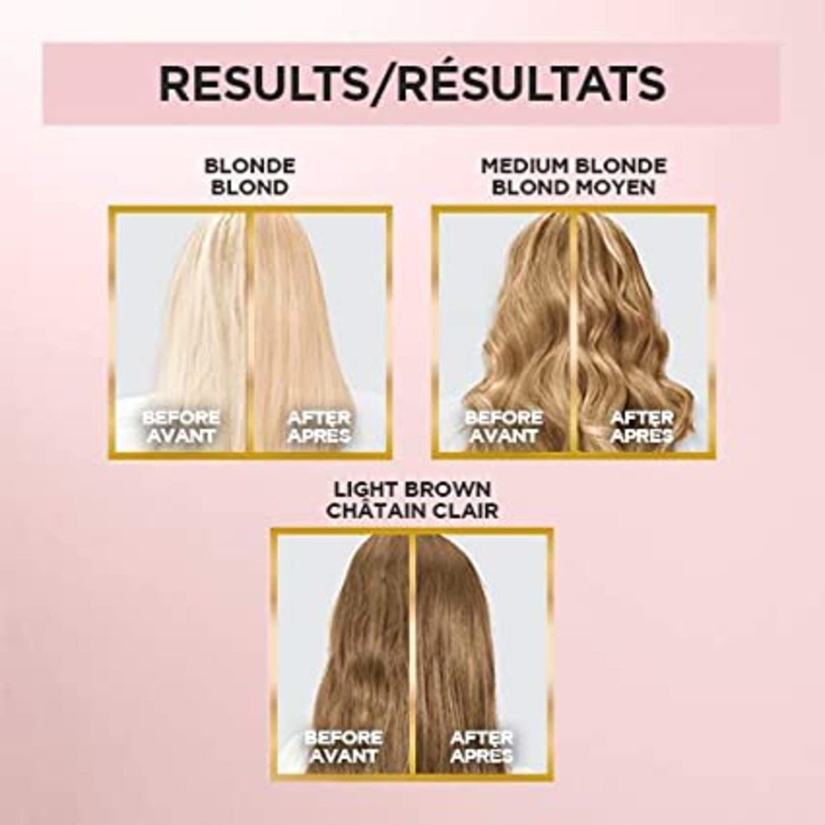 L'Oreal Paris tube dispensing no-mix gloss directly onto wet hair for ease