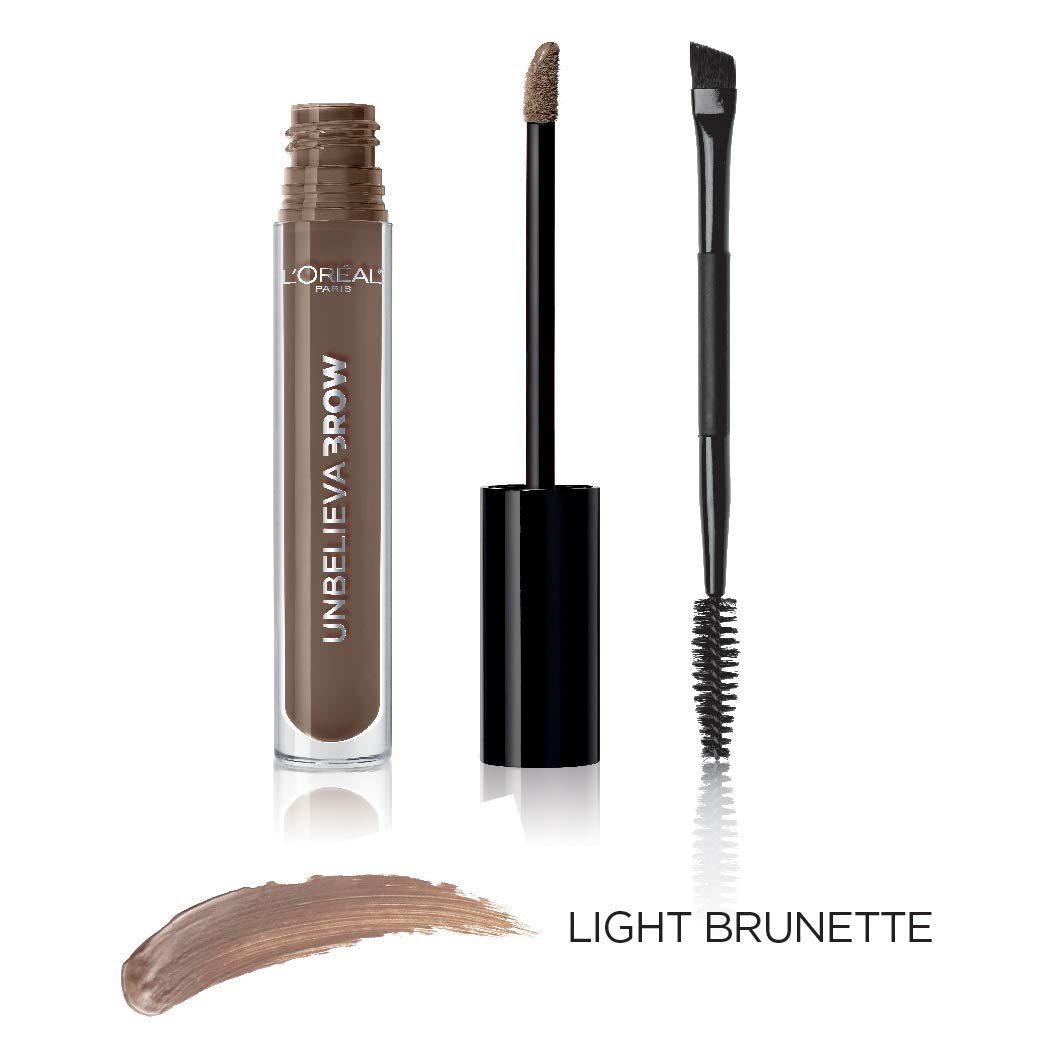 L'Oreal Paris Light Brunette on model showing realistic, fuller brows benefit