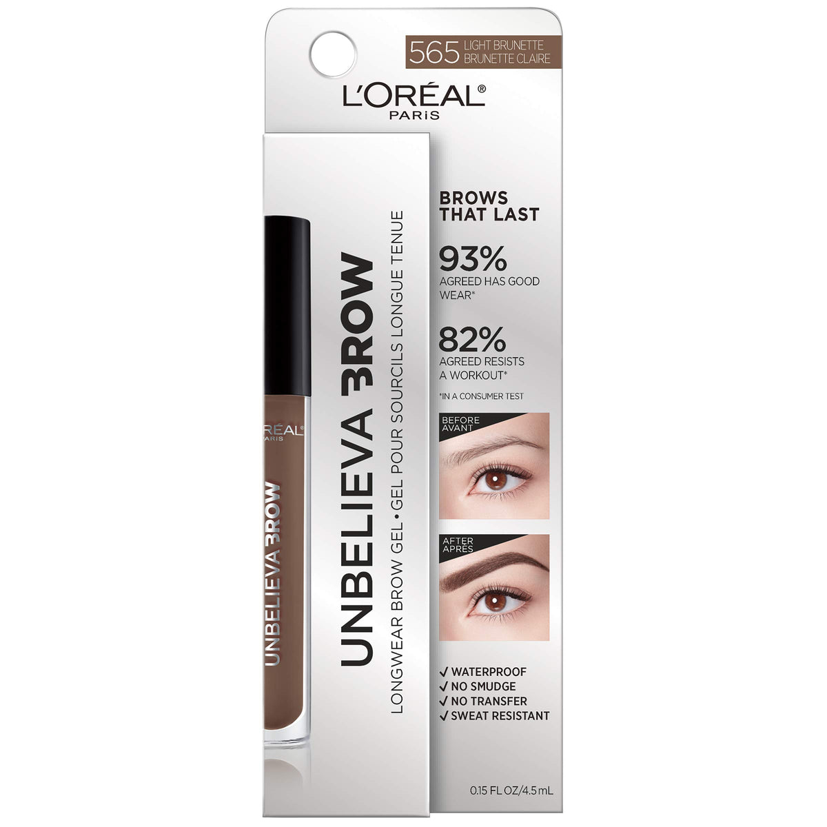 L'Oreal Paris precise brush close-up delivering controlled application benefit