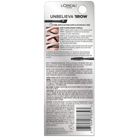 L'Oreal Paris gel texture swatch demonstrating buildable, natural color