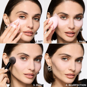 L'Oreal Paris vanity lifestyle shot displaying product in daily makeup routine for polish