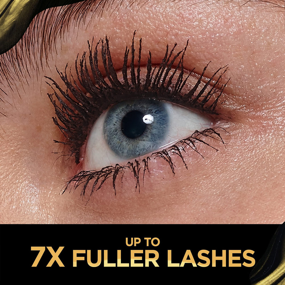 L'Oreal Paris close-up elastomer brush detail for even coating and clump control